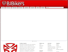 Tablet Screenshot of bjbikers.com